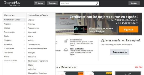 TareasPlusAprendeMatemáticasFísicaQuímicaVideos-Aplicación-BlogGesvin