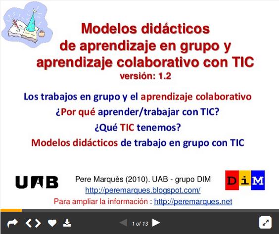 AprendizajeGrupalColaborativoTICModelosDidácticos-Presentación-BlogGesvin