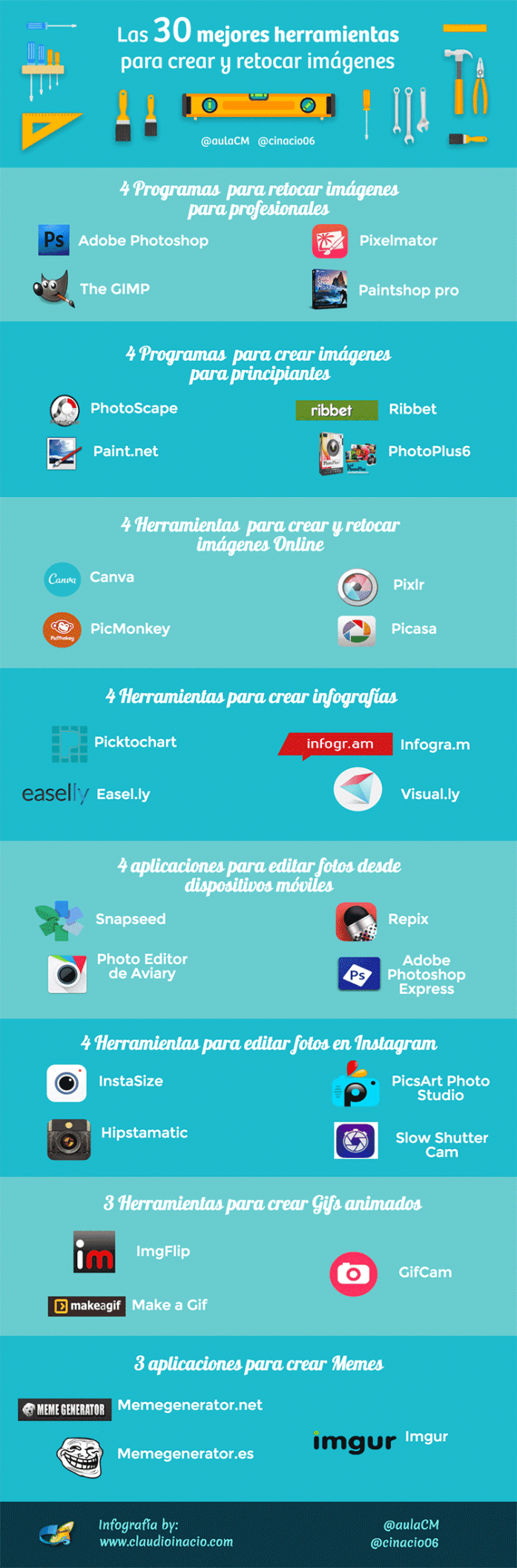 30HerramientasLíneaEditarImágenes-Infografía-BlogGesvin