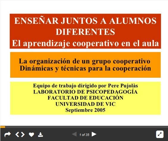 AprendizajeCooperativoEnseñandoJuntosAlumnosDiferentes-Presentación-BlogGesvin