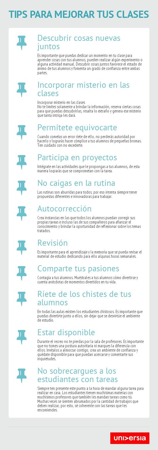 11RecomendacionesHacerClasesInteresantes-Infografía-BlogGesvin