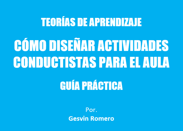 Cómo Diseñar Actividades Conductistas para el Aula