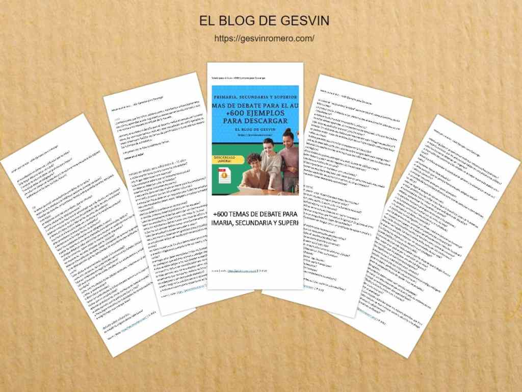 Temas de debate para el Aula Descargar