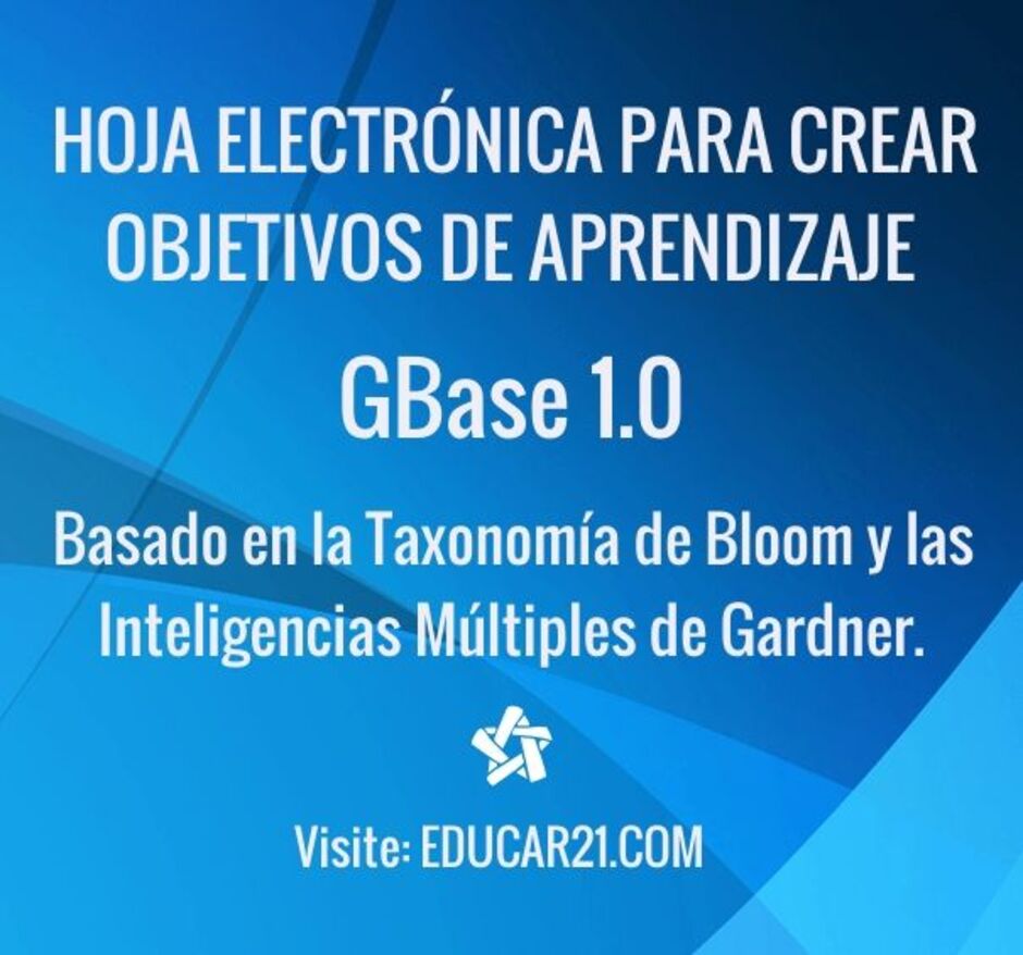 Hoja Electrónica para Crear Objetivos de Aprendizaje