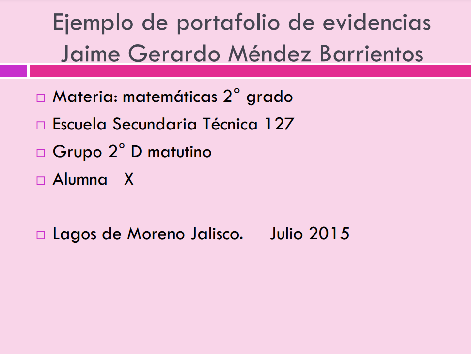 portafolio de evidencias