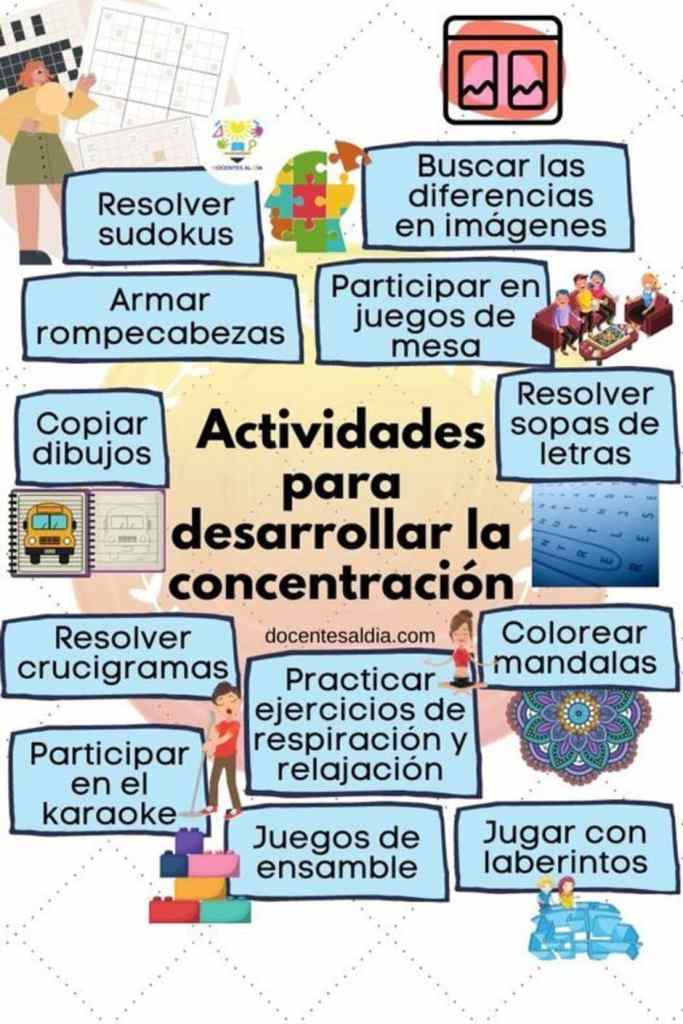Actividades para Desarrollar la Concentración