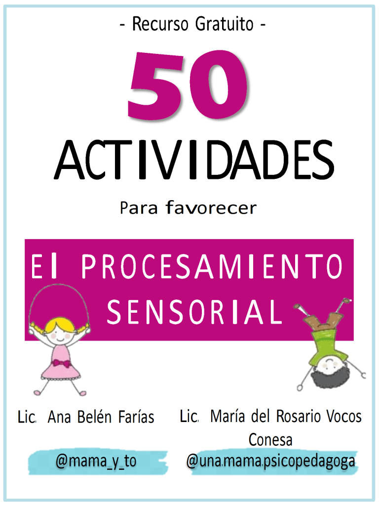 50 Actividades para Favorecer el Procesamiento Sensorial [Descargar]