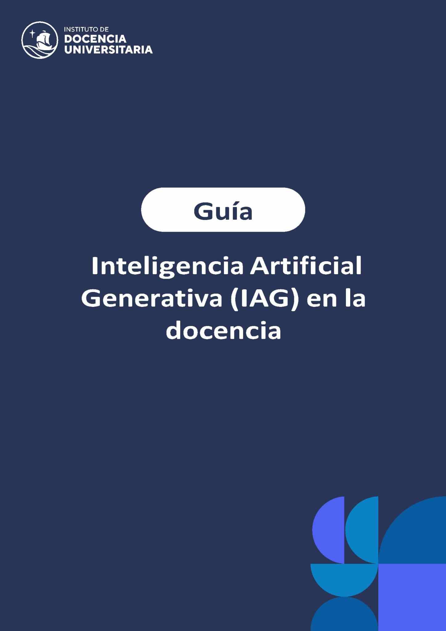 Guía Inteligencia Artificial Generativa (IAG) en la Docencia [Descargar ...