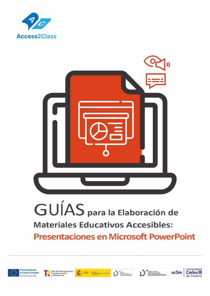 Presentaciones en PowerPoint - Guías para la Elaboración de Materiales Educativos Accesibles [Descargar]