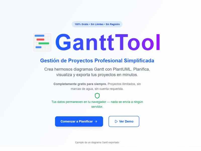 GanttTool – Planificación Estratégica y Visualización de Proyectos para&nbsp;Docentes