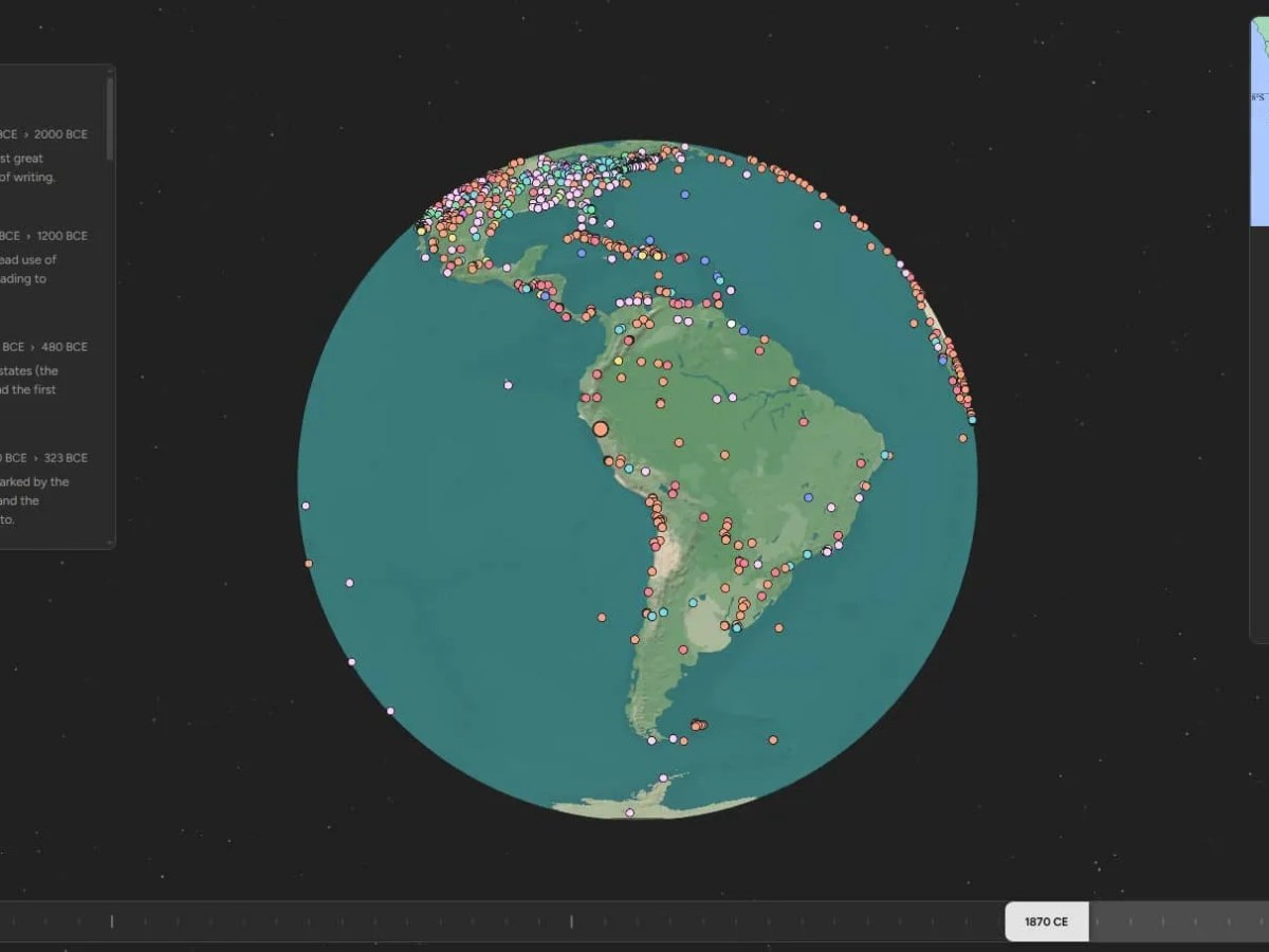 Globe of History – Mapa Interactivo 3D para Enseñar Historia&nbsp;Mundial