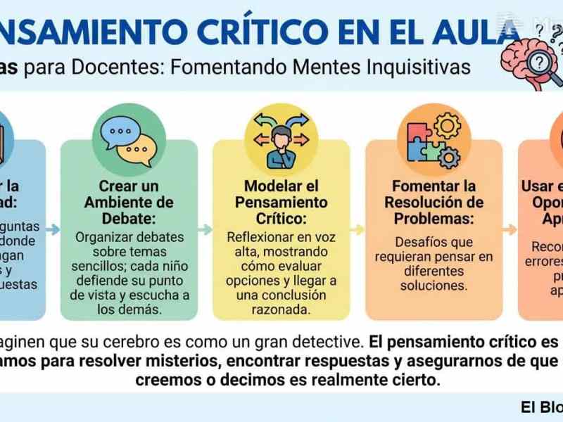 5 Estrategias para Fomentar el Pensamiento Crítico en el&nbsp;Aula