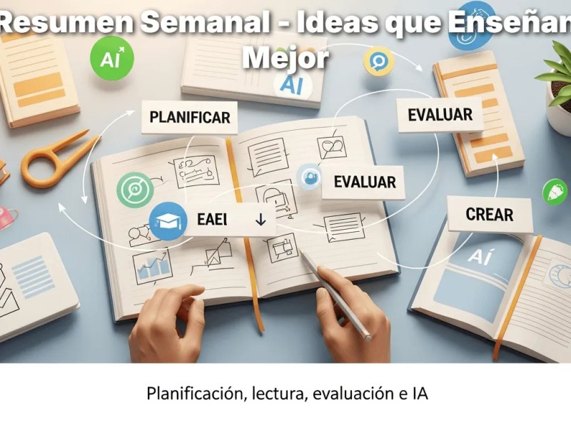Resumen Semanal – Ideas que Enseñan&nbsp;Mejor