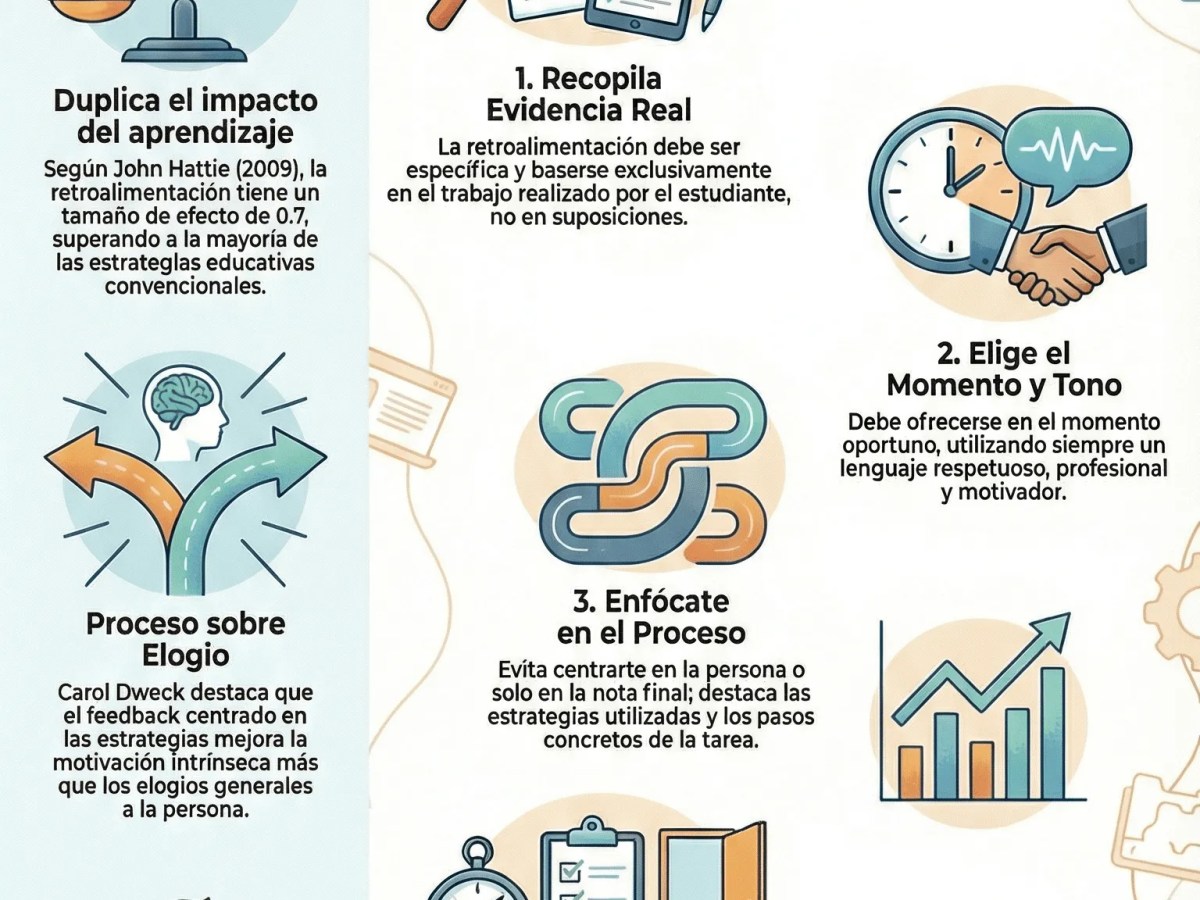 Retroalimentación Constructiva – Guía Práctica para&nbsp;Docentes
