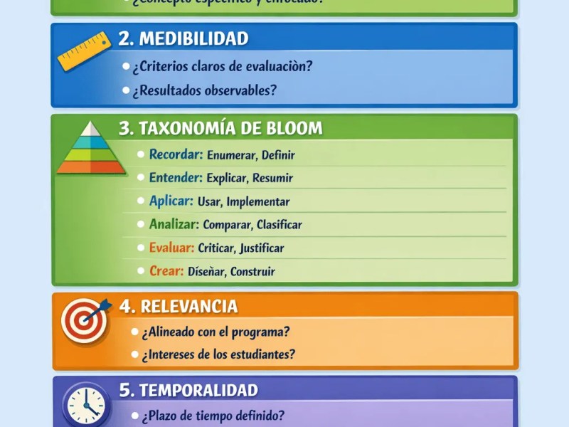 Checklist para Evaluar la Calidad de tus Objetivos Educativos – Guía Práctica para&nbsp;Docentes