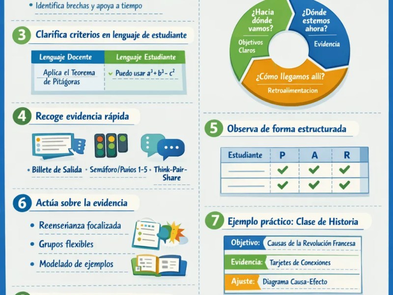 Evaluación Formativa Continua en el Aula – Guía Paso a Paso para Transformar el&nbsp;Aprendizaje
