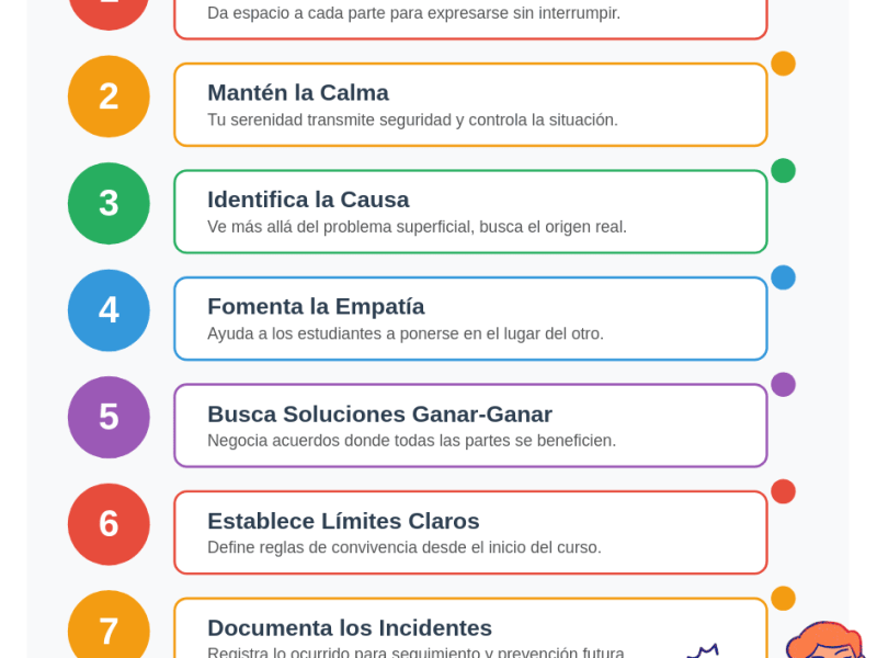 Resolución de Conflictos en el Aula – Guía Completa con Estrategias Efectivas para&nbsp;Docentes