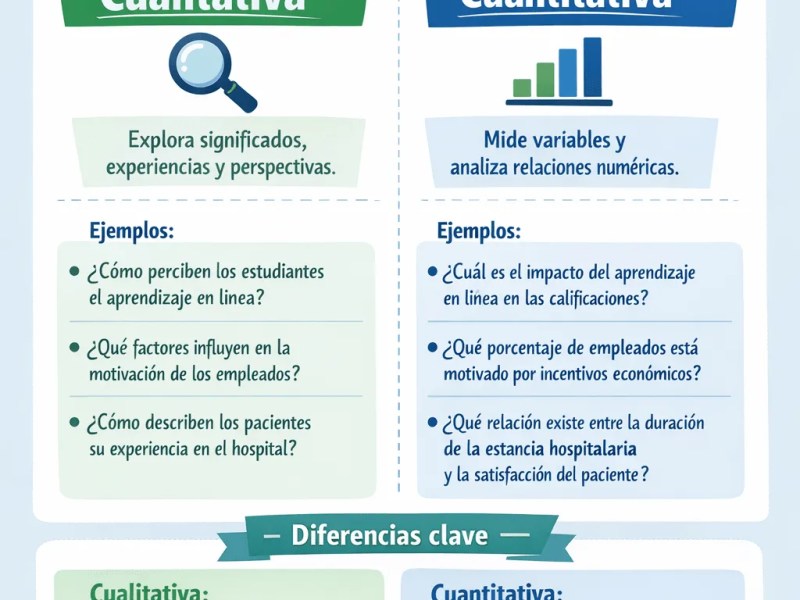 Preguntas de Investigación Cualitativa vs Cuantitativa – Guía para Formular tu&nbsp;Metodología