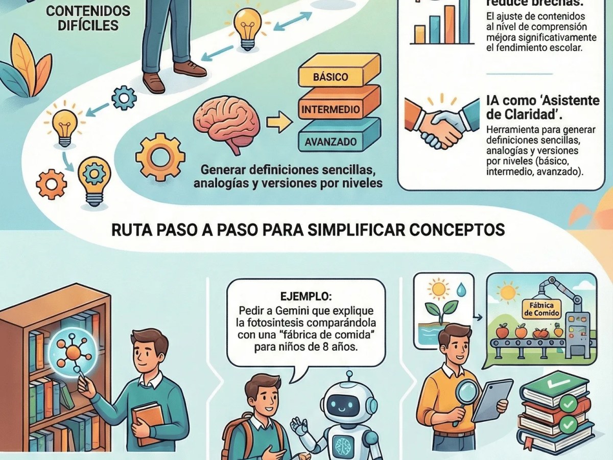 Cómo Simplificar Temas Complejos con IA – Guía para&nbsp;Docentes