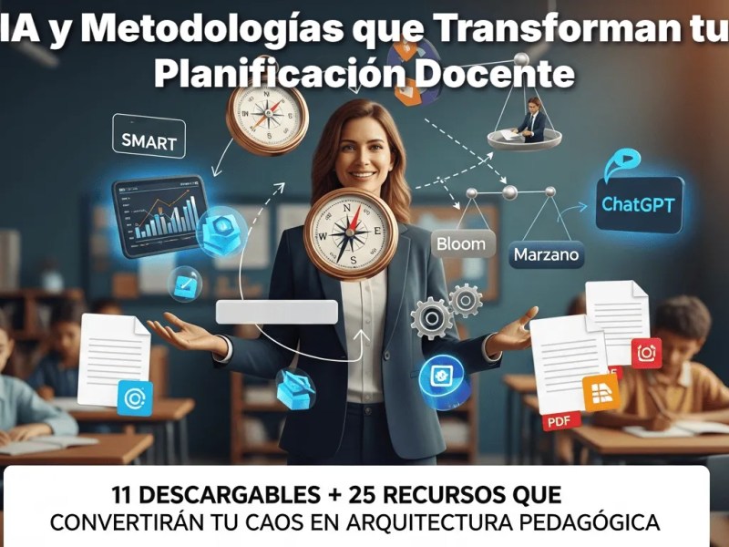 Resumen Semanal – IA y Metodologías que Transforman tu Planificación&nbsp;Docente